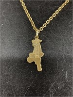 14kt Gold vintage Tigger pendant, (From Winnie the