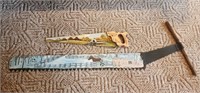 Vintage painted saws