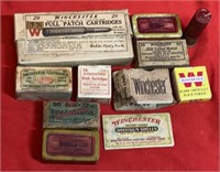 Vintage Empty Ammo Boxes