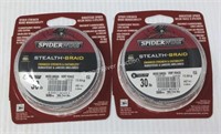 x2 Spiderwire Stealth Braid 30lb Fishing Line