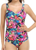 New L size, Women's One Piece Swimsuit Tummy