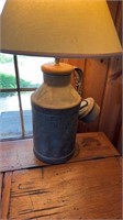 Small metal milk or cream jug with the original