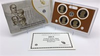 2013 U.S. Mint Presidential $1 Coin Proof Set