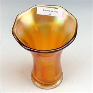 Imperial Marigold Smooth Panel Vase