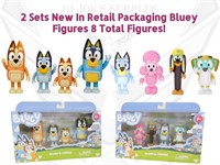 New Bluey Family Friends 8pc Sets Retail Packaging