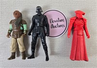 Three Star Wars Action Figures