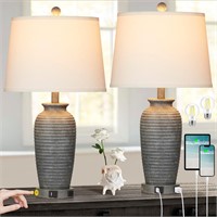 25" Farmhouse Jar Lamps Set