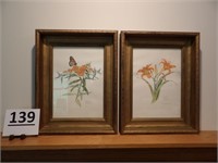 "Day Lily" & "Butterfly Weed" by Don Whitlatch