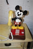 Vintage Mickey Mouse Phone in working condition