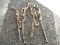 (4) Chain Binders  30 Inches Long