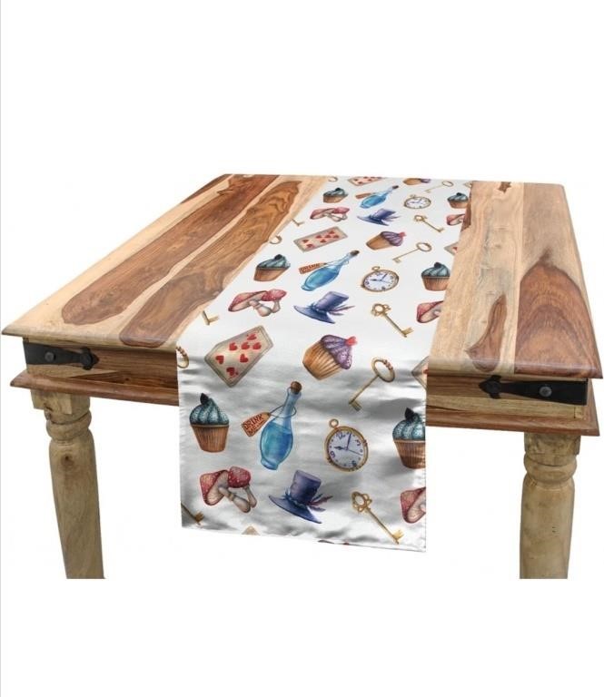 Used (Size 12"x72") Alice in Wonderland Table