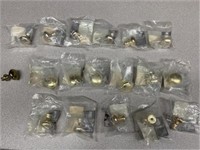 Belwith Solid Brass Pull Knobs Button Lot
