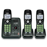 Vtech DECT 6.0 3 Cordless Phones with Caller ID, I