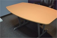 60" CHERRY WORK TABLE WITH CHR MAT