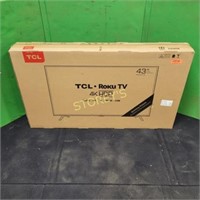 43" TCL Roku TV