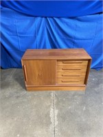 Mid century style cabinet, dimensions are