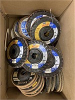 Large Lot of 5" Norton Flap Discs