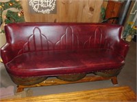 Whiskey Barrel Sofa Bench