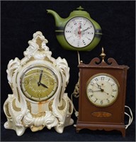 3pcs Vintage Electric Clocks