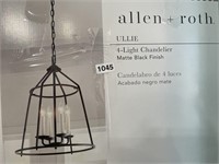 ALLEN ROTH 4 LIGHT CHANDELIER RETAIL $150