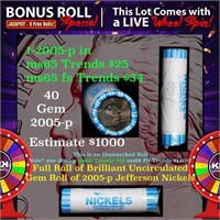 1-5 FREE BU Nickel rolls with win of this 2005-p S