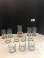 18 Anchor Hocking Drinking Glasses