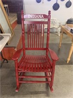 RED CRACKER BARREL INDIANA ROCKING CHAIR