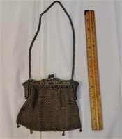 German Silver Mesh Purse some damage