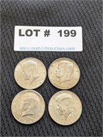 4-1964 Kennedy 90% Silver Half Dollars