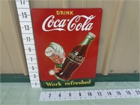 Coca-Cola Metal Sign