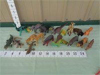 Lot of Plastic Animals