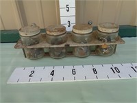 Vintage Wall Hung Baby Jar Holder