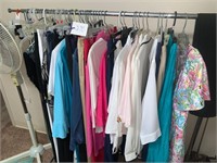 WOMEN'S CLOTHING RACK NOT INCLUDED SM TO MED