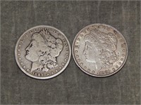 1889 & 1891 Morgan SILVER Dollars