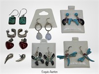 Assortment of Sterling Silver Earrings