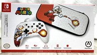 Super Mario Wired Controller And Slim Case Set