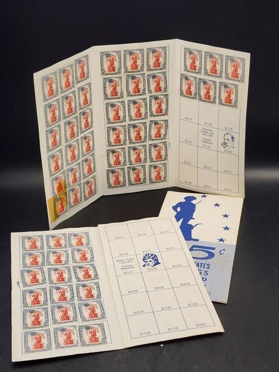 United States 25 cent Savings Stamp Books