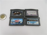 4 jeux Nintendo Game Boy Advance dont Happy Feet