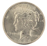 1926 Philadelphia BU Peace Silver Dollar