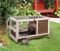 $100 Indoor Rabbit Enclosure, on Wheels