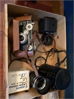 Box: Vintage Cameras