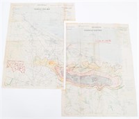 WWII US INTEL D-DAY BEACH TOP SECRET DEFENCES MAP