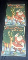 Pair of vintage Christmas coloring books