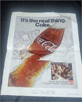 Coca-Cola advertising poster proof for magazines