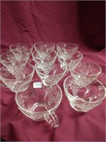 (11) Fancy Decorated Punch Cups