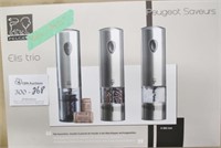 New Peugeot Rechargeable Electric Trio Mill Set