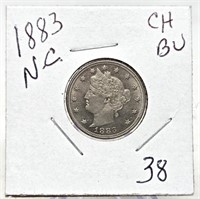 1883 N.C. Nickel CH BU