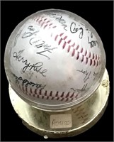 Houston Astros Team Signed Baseball 1980s