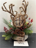 Winter wonder reindeer tabletop decor