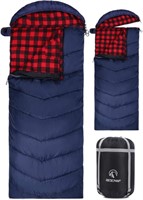 Cotton Flannel Sleeping Bags for Camping